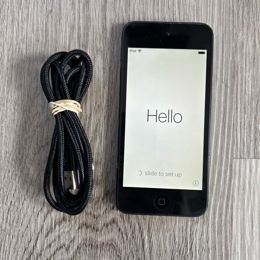 Apple iPod Touch 5th Generation 16GB Wifi Space Grey Holds Charge Cloud Locked